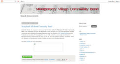 Desktop Screenshot of news.montgomeryvillagecommunityband.org
