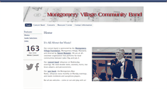 Desktop Screenshot of montgomeryvillagecommunityband.org